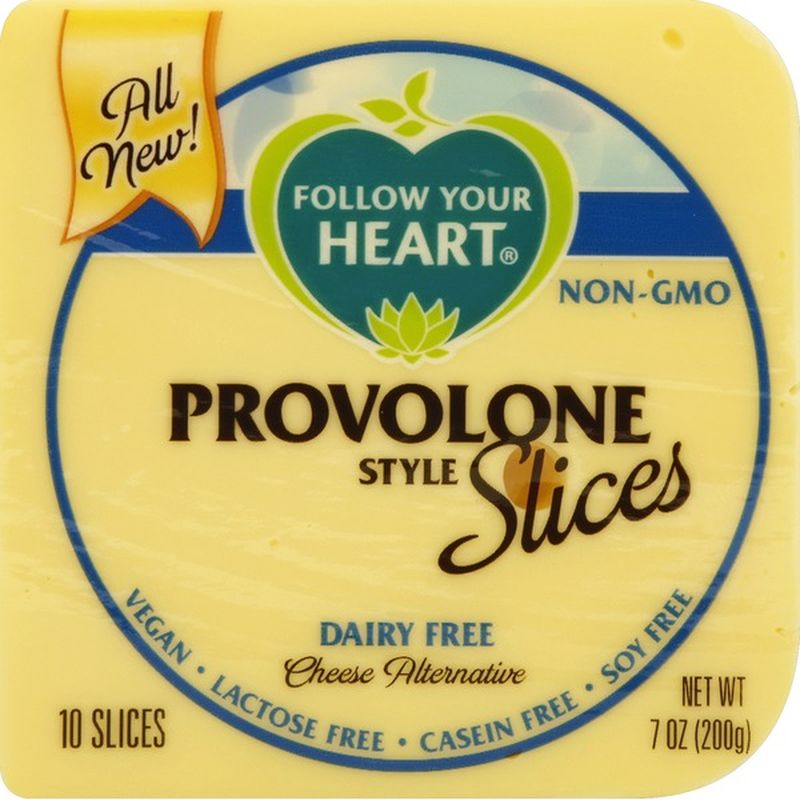 Follow Your Heart Cheese Alternative, Slices, Dairy Free, Provolone