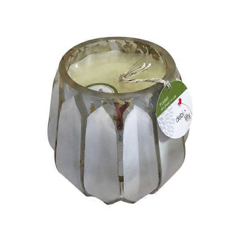Debi Lilly Frosted Glass Candle (each) Delivery or Pickup Near Me