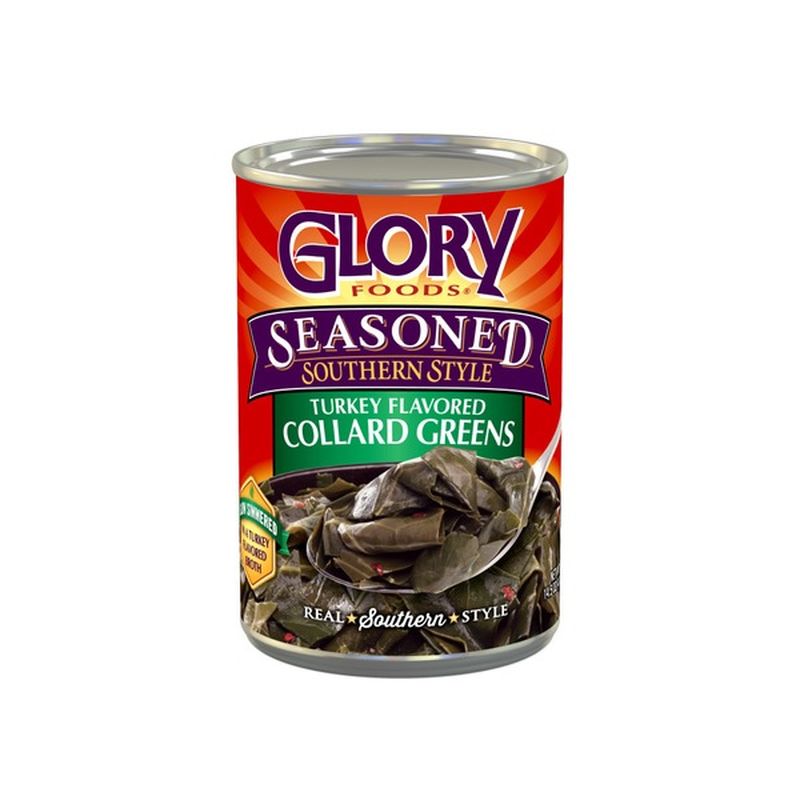 Glory Foods Seasoned Southern Style Smoked Turkey Flavored Collard