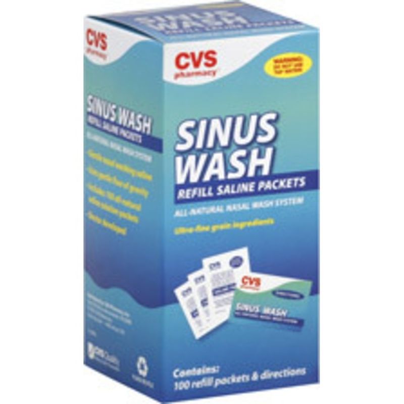 CVS Sinus Wash Refill Saline Packets (100 ct) Instacart