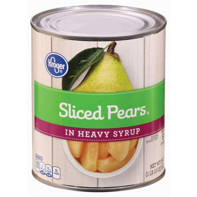 Kroger Pear Slices In Heavy Syrup