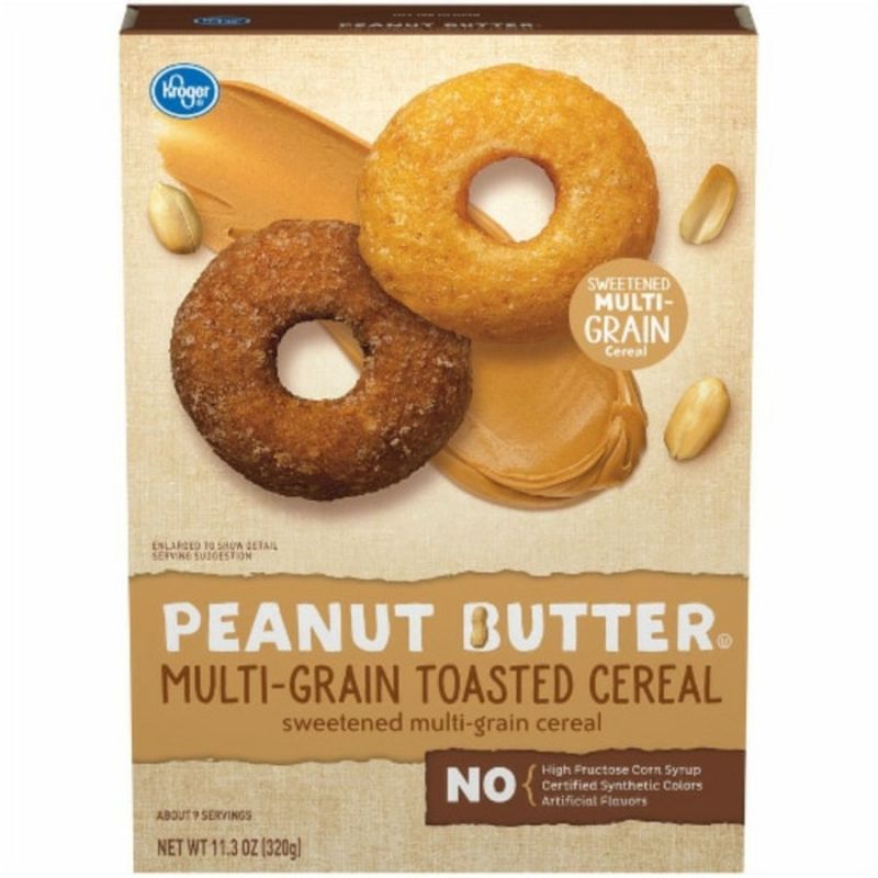 Kroger Peanut Butter Multi Grain Toasted Cereal