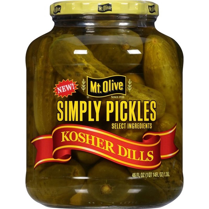 Mt. Olive Kosher Dills Simply Pickles (46 fl oz) from Safeway Instacart