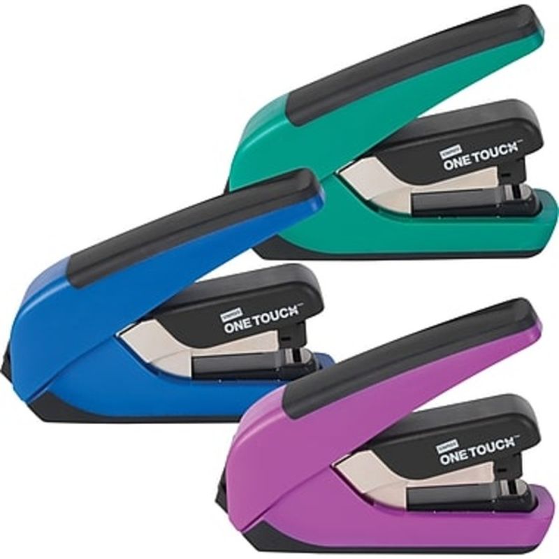 Staples Plus Assorted Colors 20Sheet Capacity FlatStack