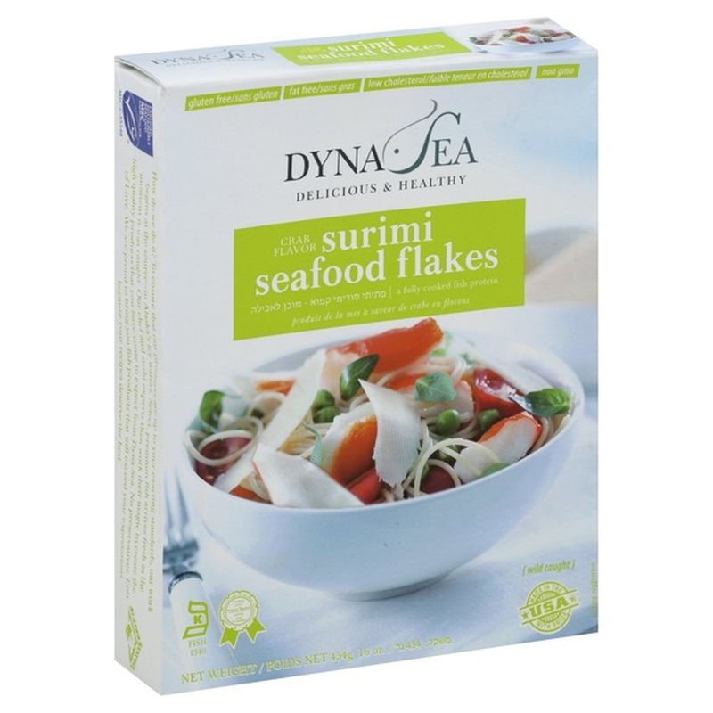 DynaSea Wild Caught Surimi Seafood Flakes Crab Flavor (16 oz) Instacart
