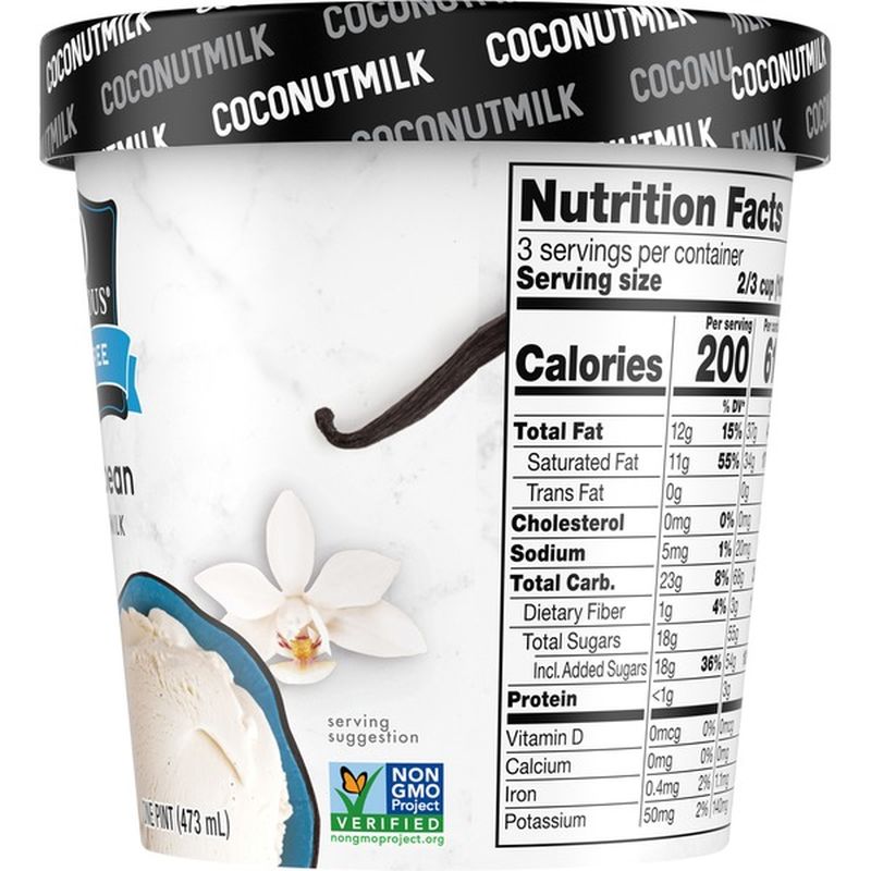 So Delicious Dairy Free Vanilla Bean Coconutmilk Non-Dairy Frozen Dessert