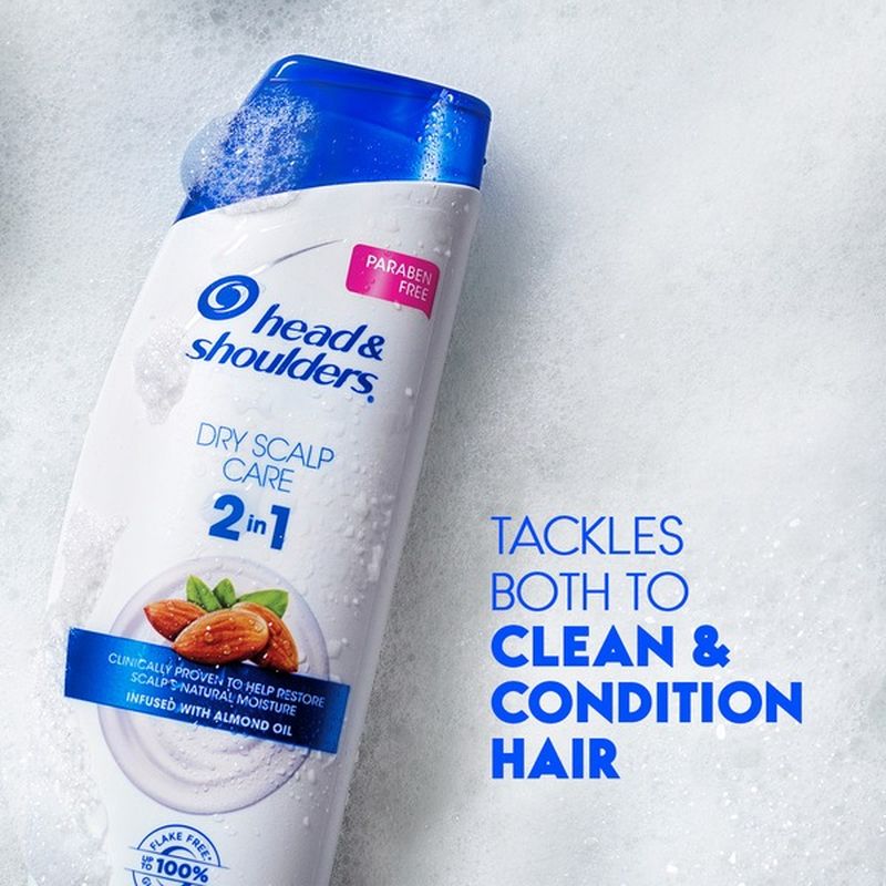 Head & Shoulders Dry Scalp Care with Almond Oil 2-in-1 Anti-Dandruff Paraben