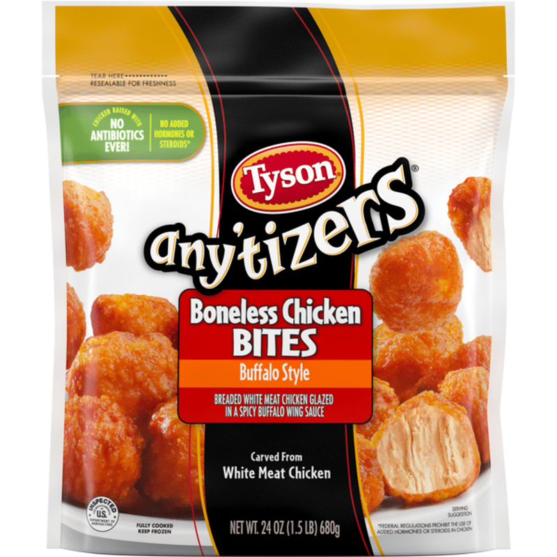 Tyson Buffalo Boneless Chicken Bites, Frozen (25.5 Oz) From Stop & Shop ...