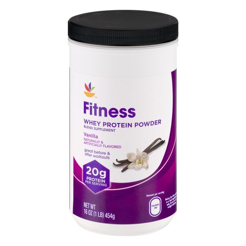 Giant Brand Fitness Whey Protein Powder Vanilla (16 oz) Instacart