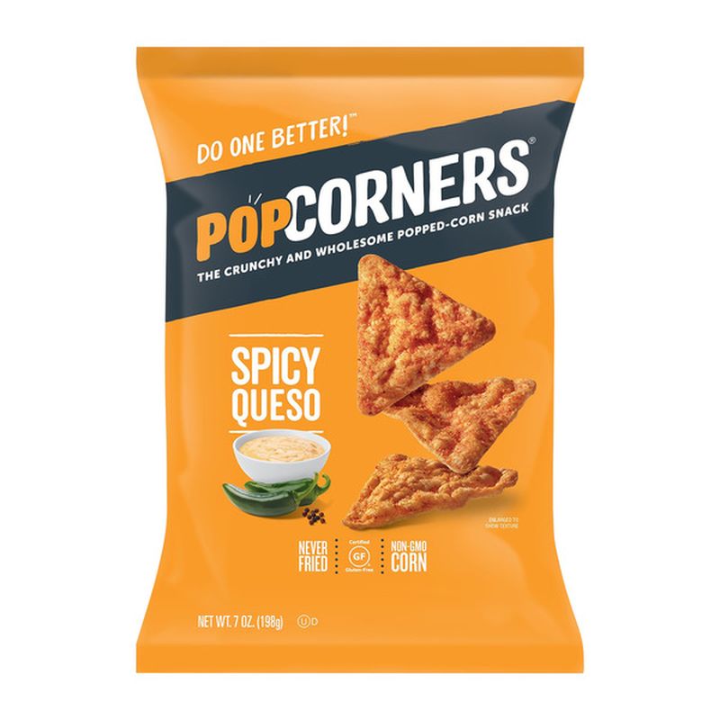 PopCorners PoppedCorn Snack, Spicy Queso (7 oz) Instacart