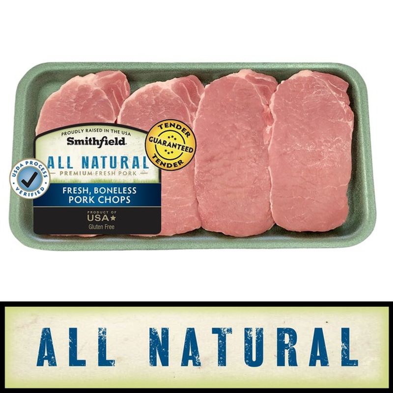 Smithfield 06 To 13 Pound All Natural Fresh Pork Chop Per Lb