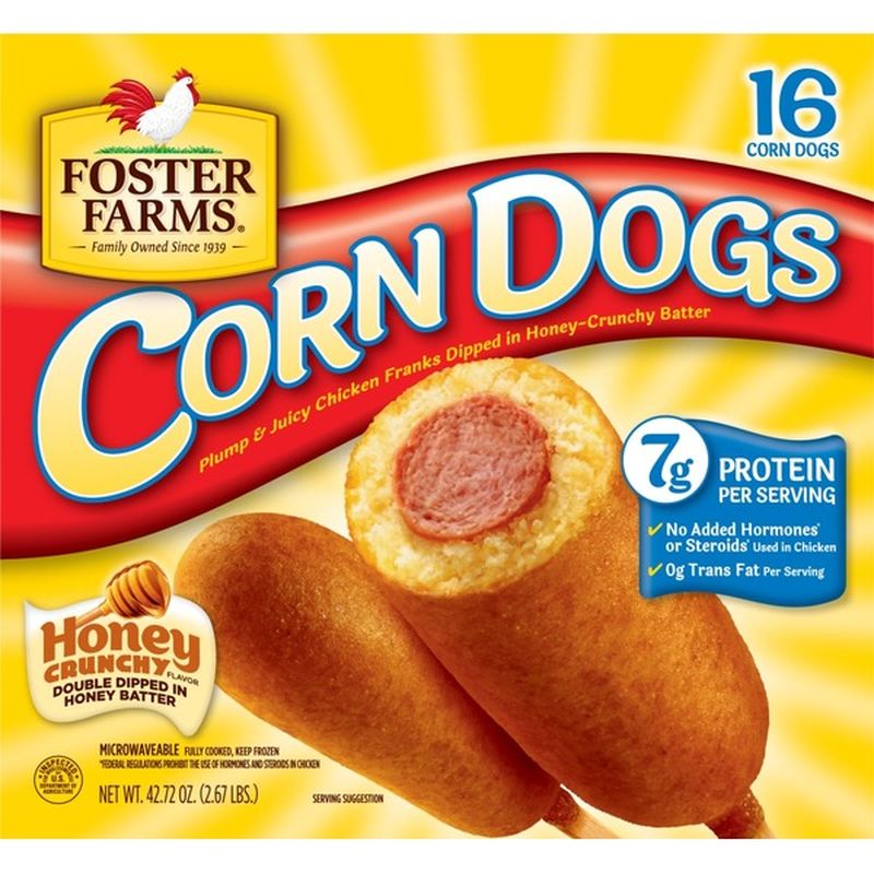 Foster Farms Corn Dogs, Honey Crunchy Flavor (16 each) from Kroger