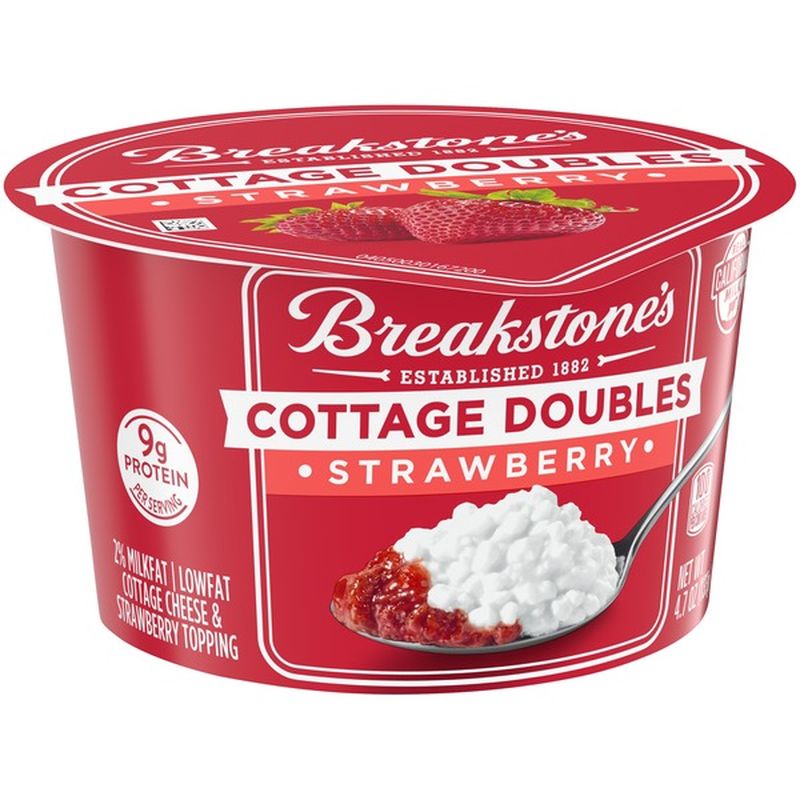 Breakstone's Cottage Doubles Cottage Cheese & Strawberry Topping (4.7