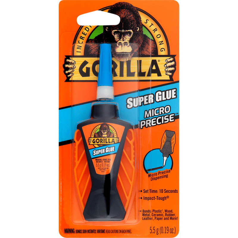 Gorilla Glue Super Glue, Micro Precise (5.5 g) Instacart