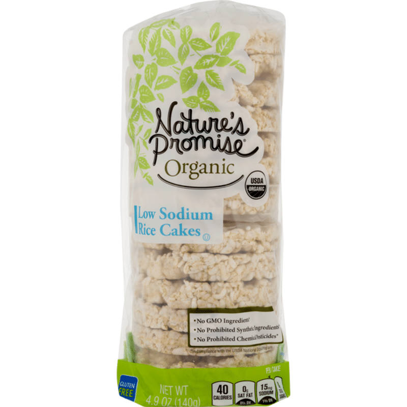 Are Rice Cakes Low In Sodium at Lora Rogers blog