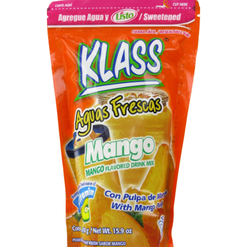 Klass Drink Mix, Sweetened, Mango Flavored (14.1 oz) from FoodsCo