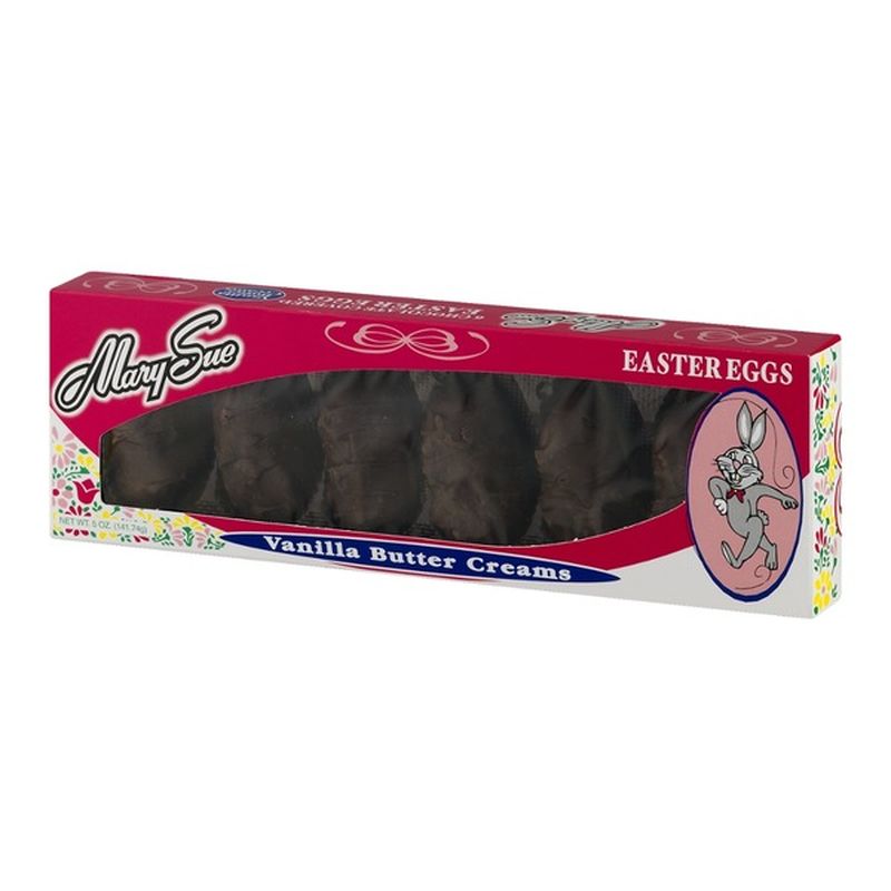 Mary Sue Vanilla Butter Creams Chocolate Covered Easter Eggs 6 CT (5