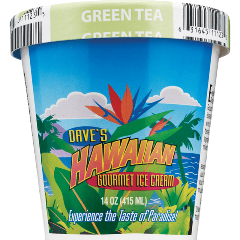 Dave's Green Tea Ice Cream