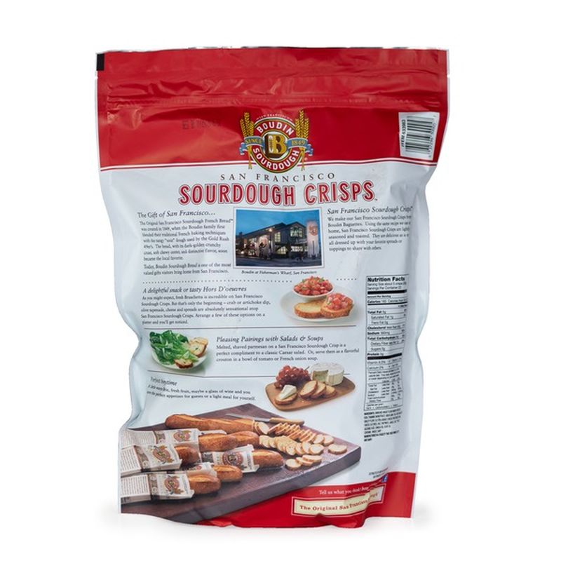 Boudin Sourdough Garlic & Asiago Cheese Sourdough Crisps (22 oz) from Costco Instacart
