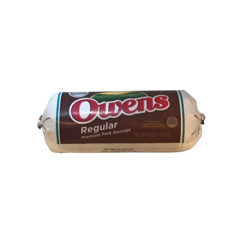 Owens Regular Pork Sausage (16 Oz) - Instacart