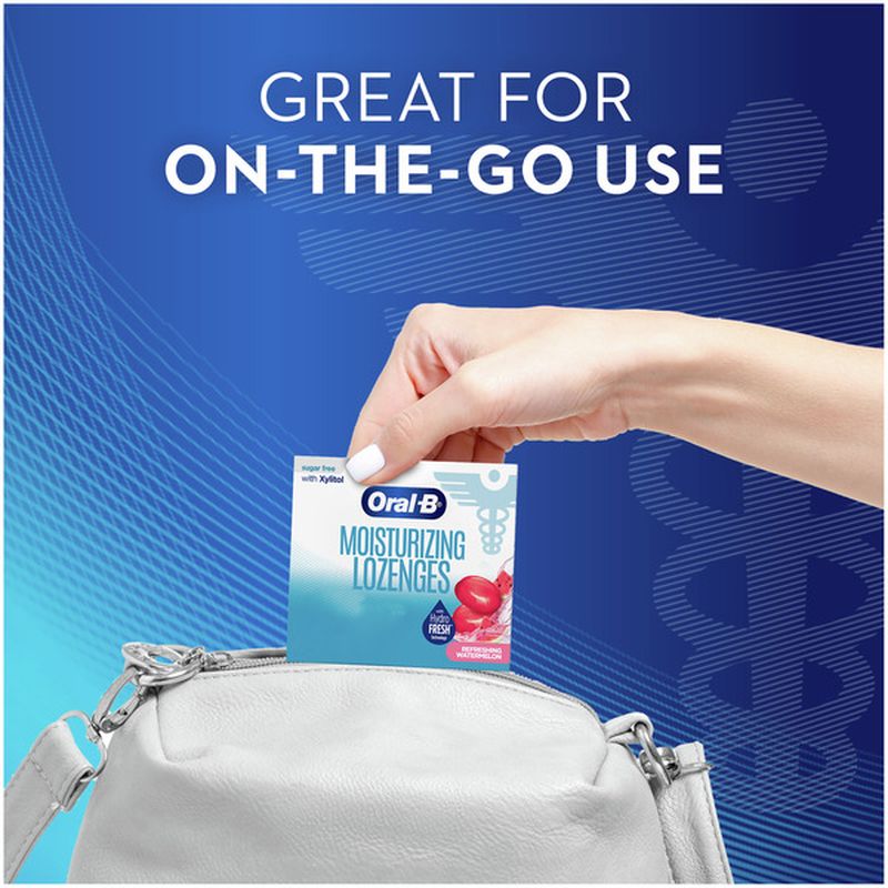 OralB Dry Mouth Lozenges, Moisturizing Mint Flavor (36 ct) Instacart