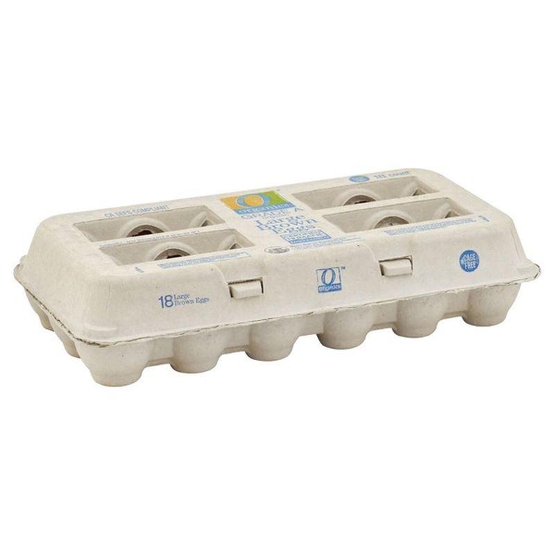 O Organics Grade A Organic Large Brown Eggs (18 ct) from Safeway