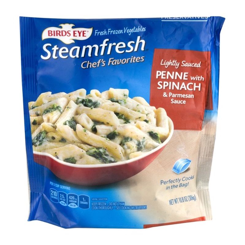 Birds Eye Steamfresh Chef's Favorites Lightly Sauced Penne with Spinach