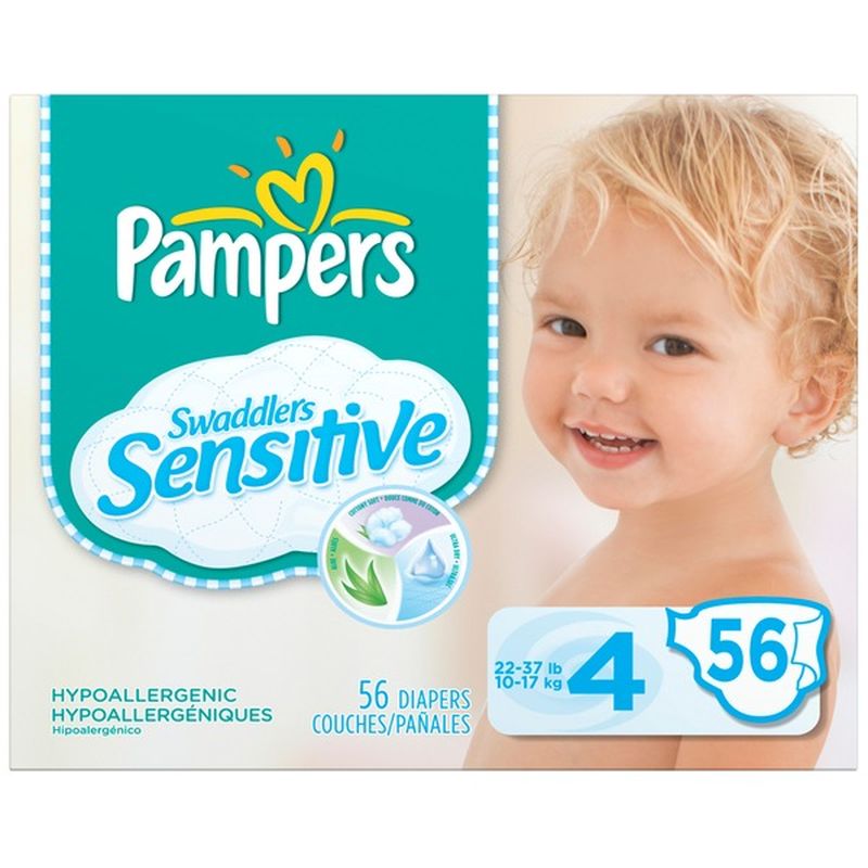 pampers sensitive size 4
