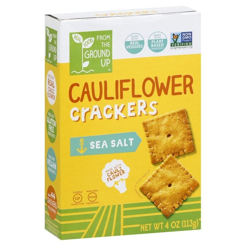 From the Ground Up Crackers, Sea Salt, Cauliflower (4 oz) from Giant