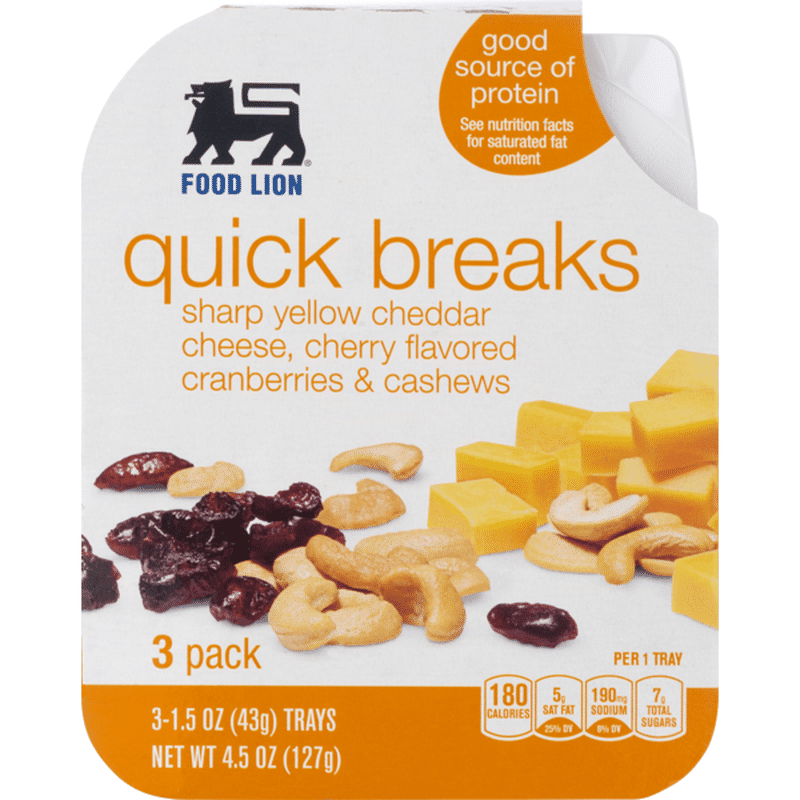 Food Lion Snack Kit, Quick Breaks (1.5 oz) Instacart