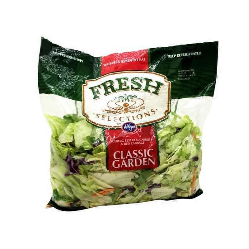 Kroger Fresh Selections Iceberg Lettuce, Carrots & Red Cabbage Classic