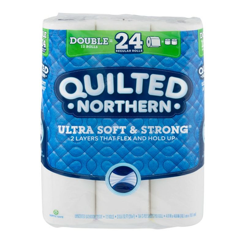 Quilted Northern Soft & Strong Double Rolls Bath Tissue