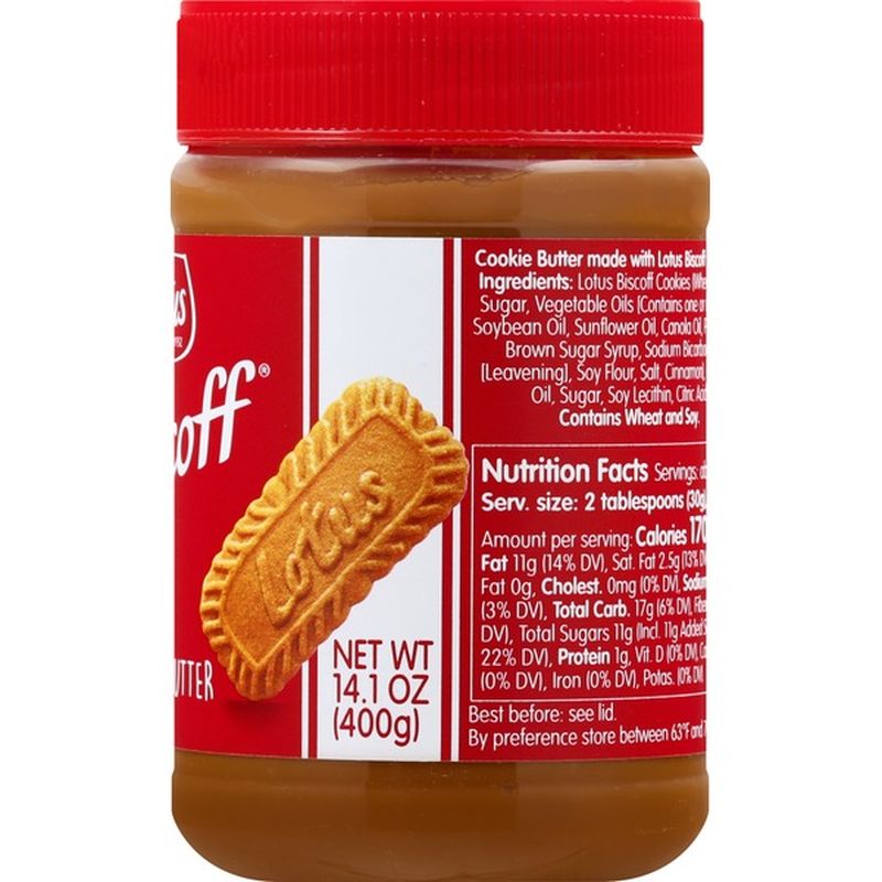 Lotus Biscoff Cookie Butter Spread, Creamy (14 Oz) From Wegmans - Instacart