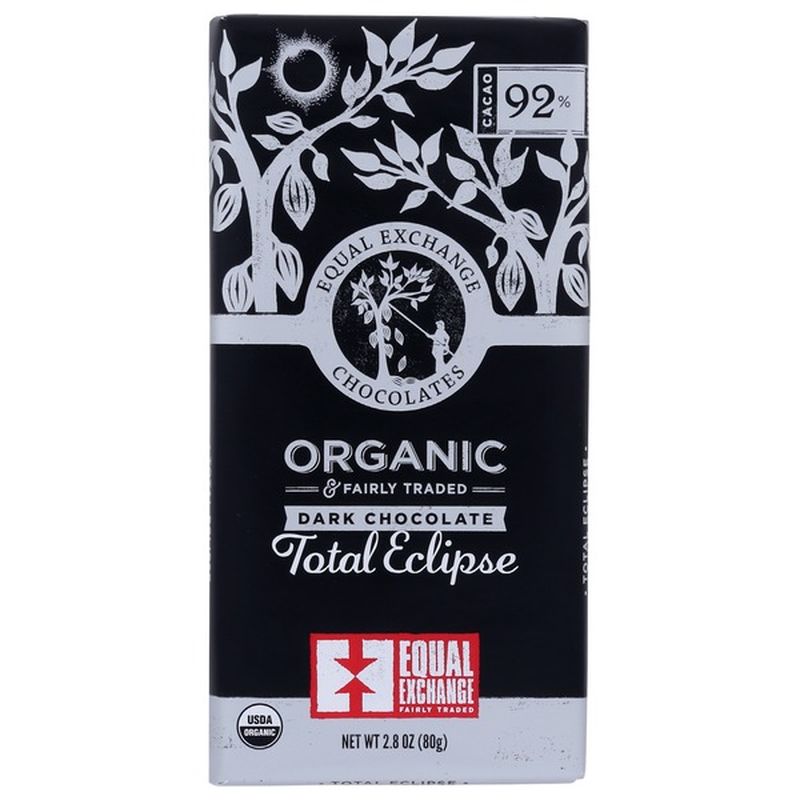 Equal Exchange Total Eclipse ORGANIC 92% CACAO DARK CHOCOLATE