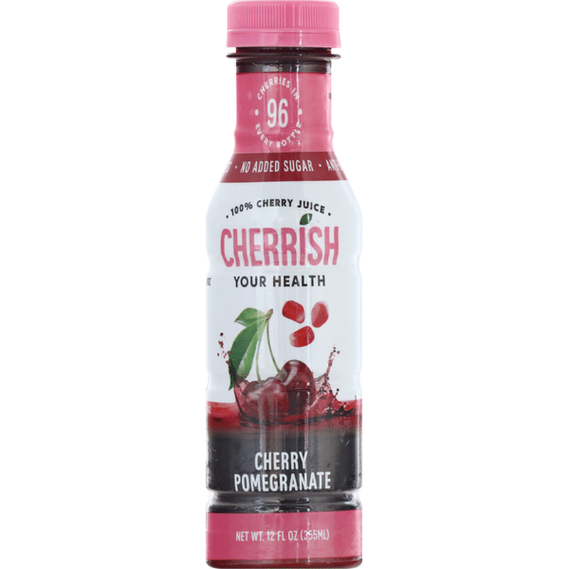 Cherrish Juice, Cherry Pomegranate (12 oz) Instacart