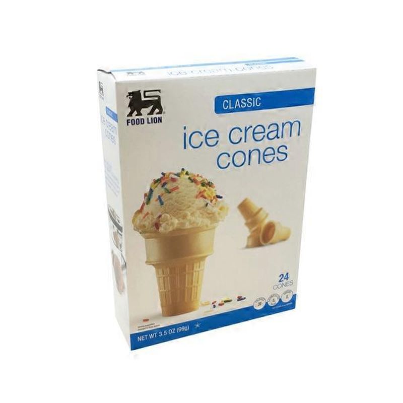 Food Lion Classic Ice Cream Cone (3.5 oz) Delivery or Pickup Near Me