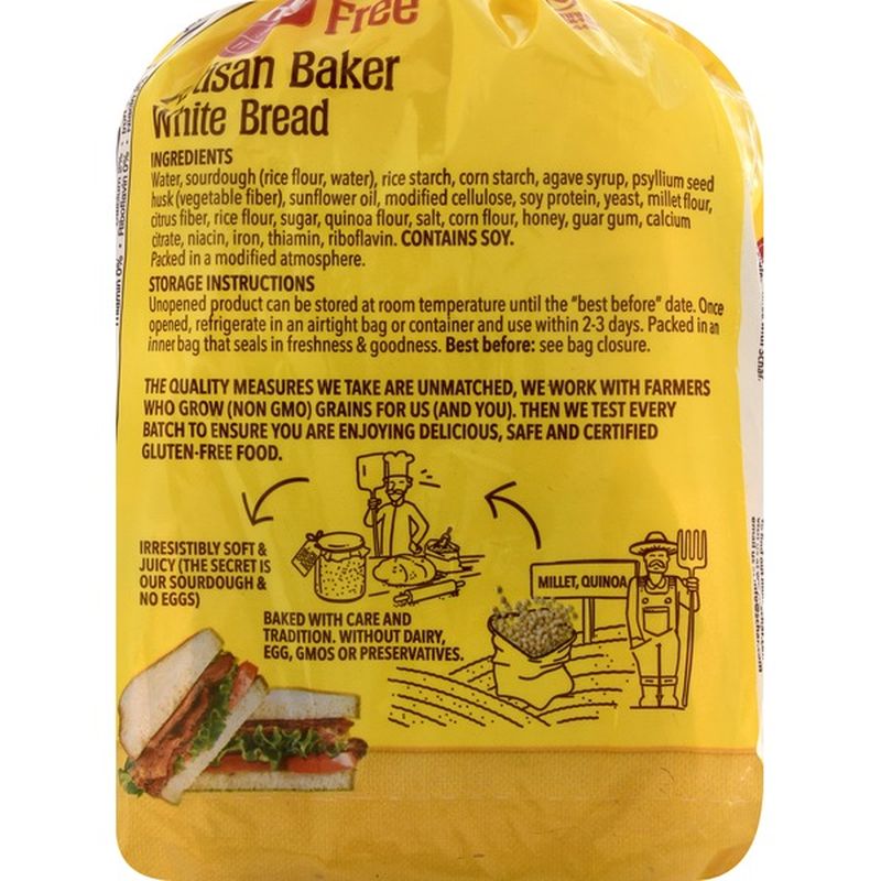 Dr. Schar White Bread, Gluten Free, Artisan Baker (14.1 oz) from