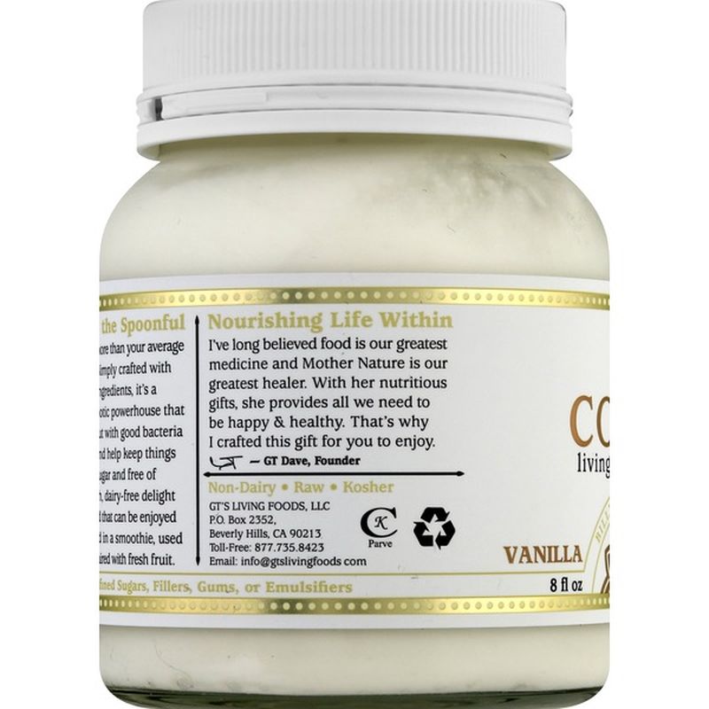 GT's Cocoyo Yogurt, Living Coconut, Vanilla (8 oz) Instacart