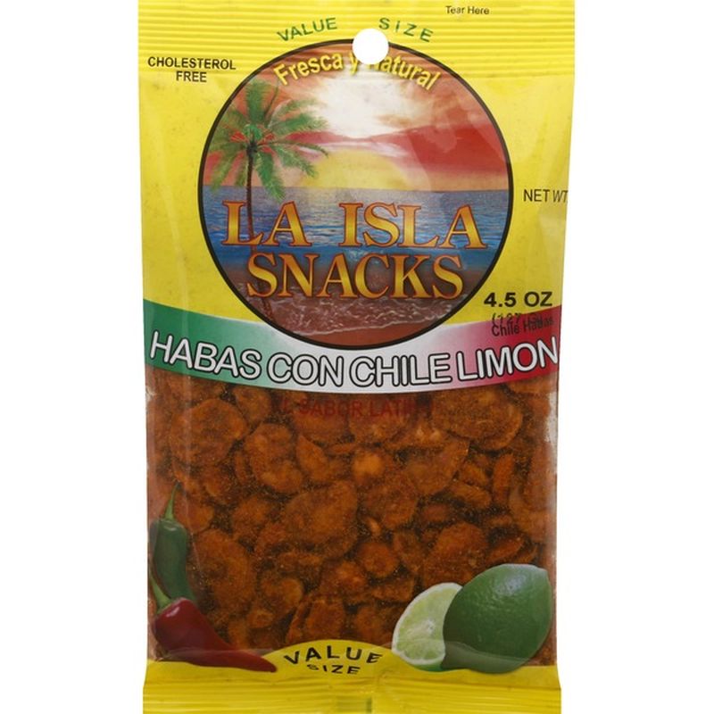 Island Snacks Habas Con Chile Limon, Value Size (4.5 oz) - Instacart