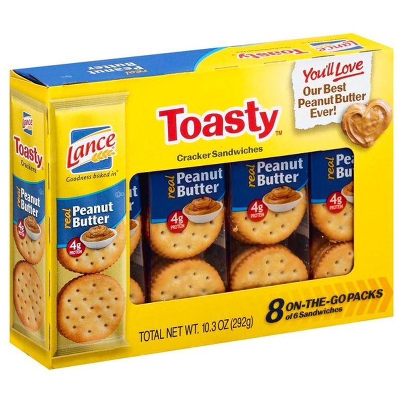 kroger toasty crackers with peanut butter