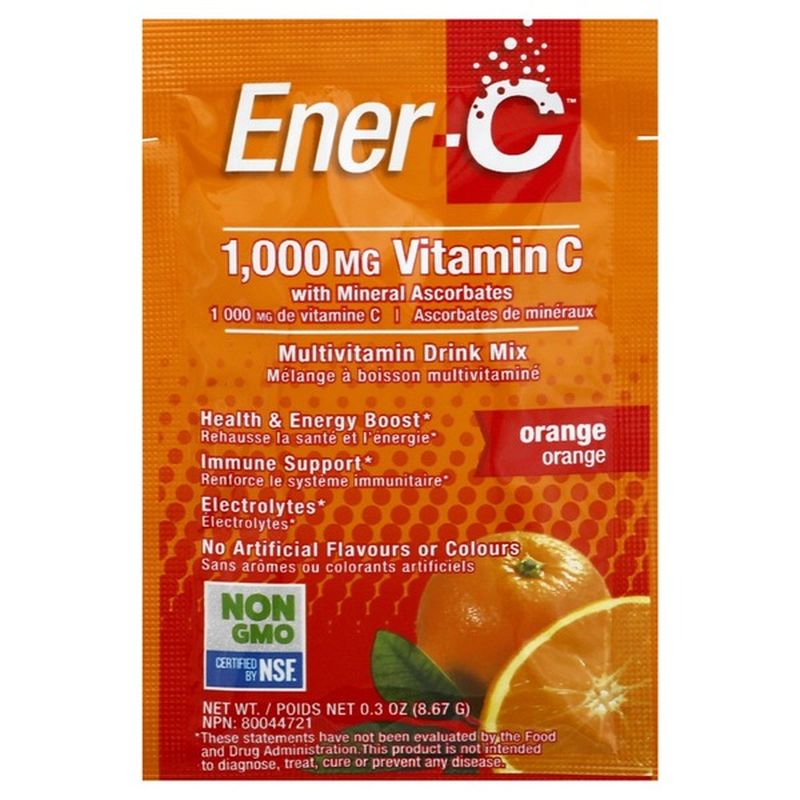Enerc Orange Effervescent Vitamin C Drink Mix (0.3 oz) Instacart