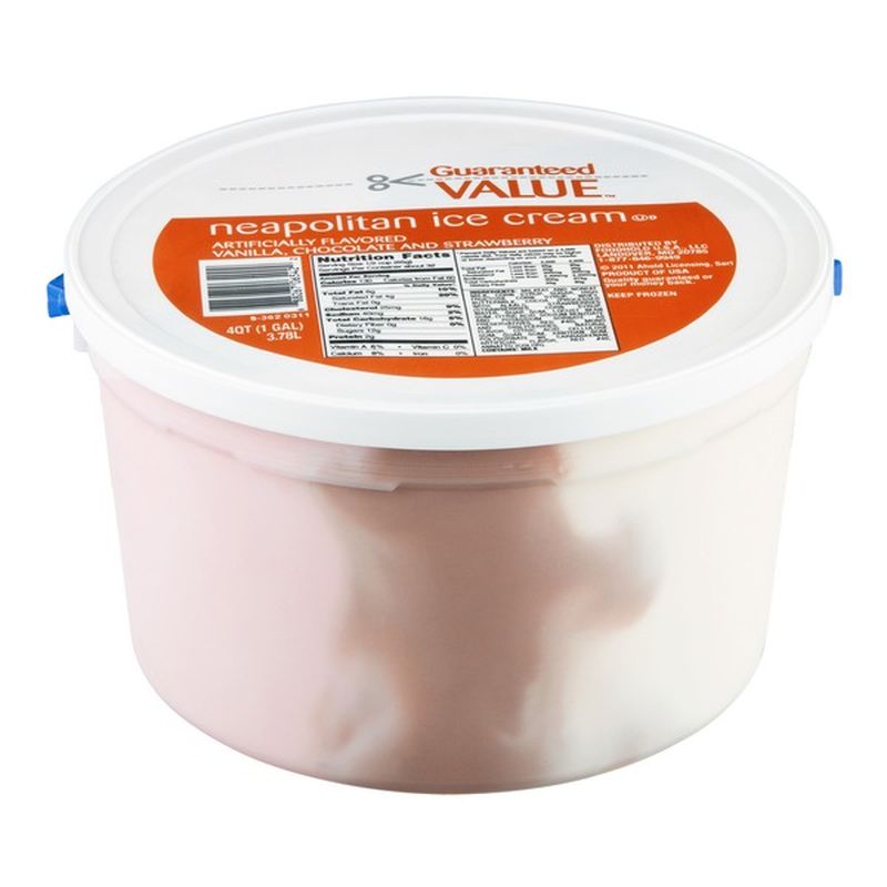 Guaranteed Value Ice Cream Neapolitan (1 gal) Instacart