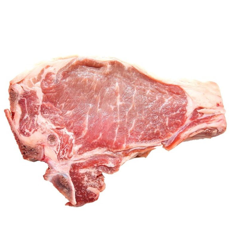 Pork Loin Sirloin End Chops Bone In (1 lb) Instacart