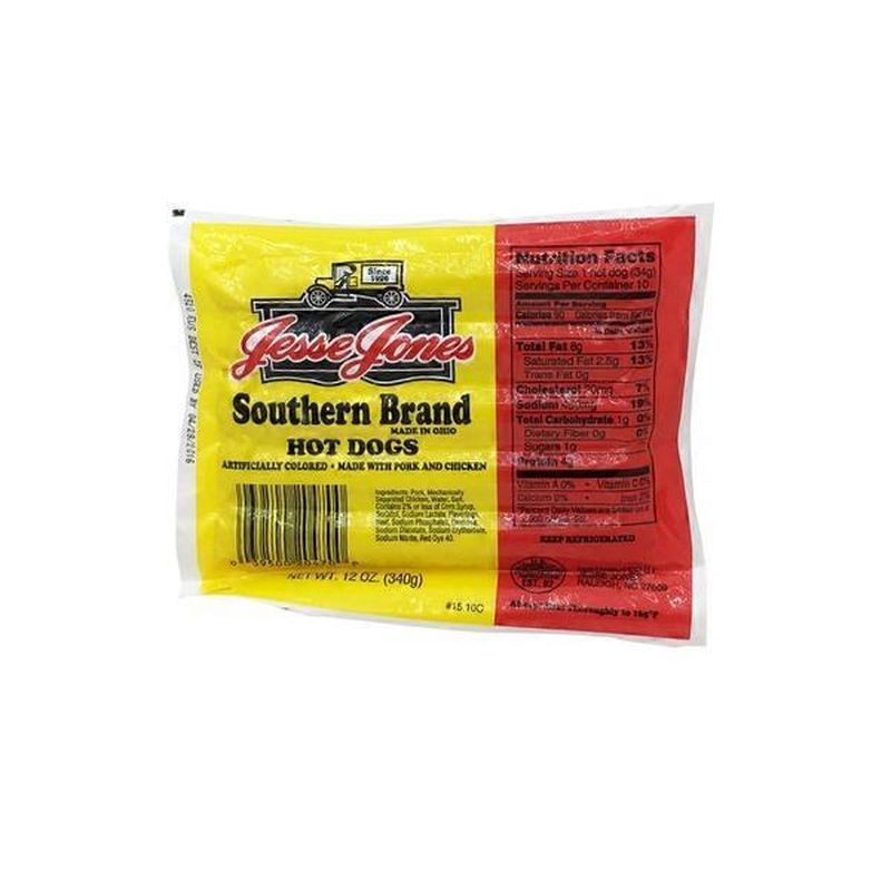 Jesse Jones Southern Style Hot Dogs (12 oz) Instacart