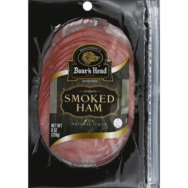 Boar's Head Ham, with Natural Juices, Smoked (8 oz) from Butera Market