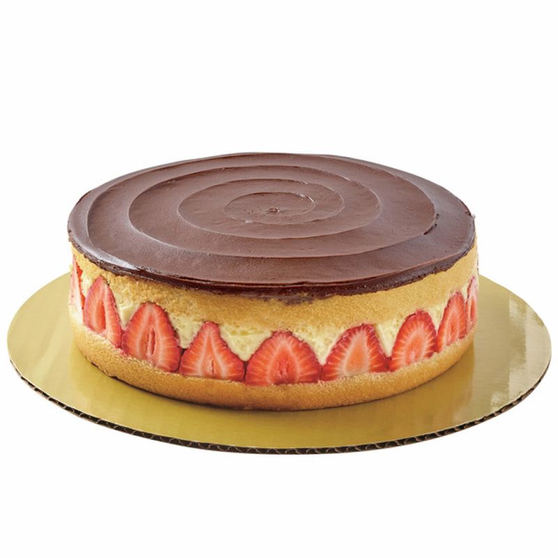 H-E-B Strawberry Boston Cream Pie