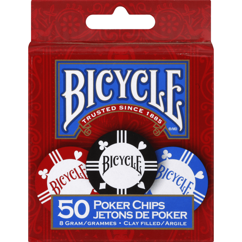 Bicycle Poker Chips (50 Each) - Instacart