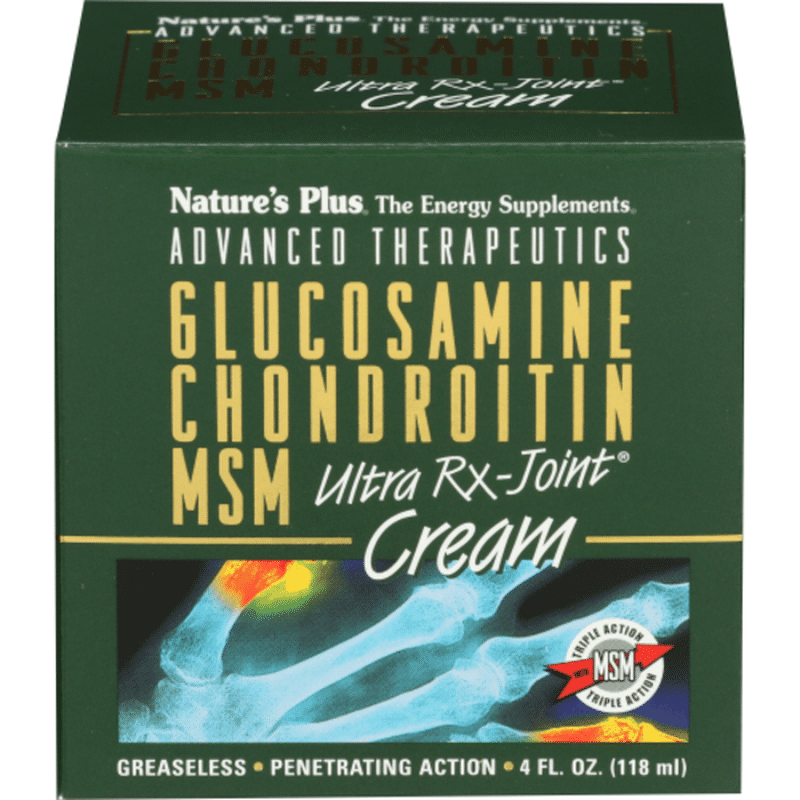 Nature's Plus Glucosamine Chondroitin MSM Joint Cream (4 fl oz) Instacart