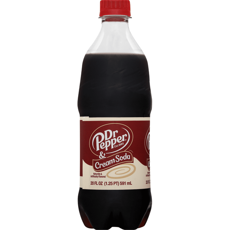 Dr Pepper Cream Soda 20 Oz Delivery Or Pickup Near Me - Instacart