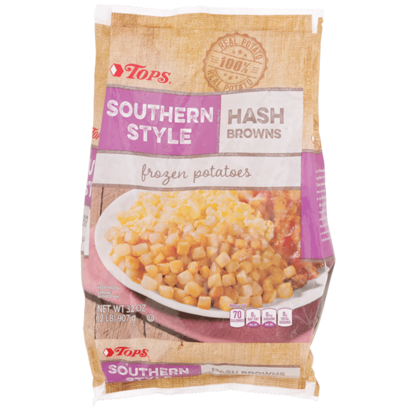 Tops Southern Style Hash Browns Frozen Potatoes (32 oz) - Instacart